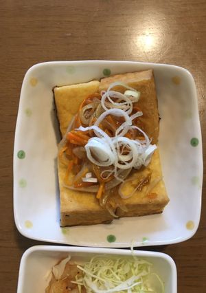 シンプル簡単！甘辛野菜の厚揚げ-レシピのメイン写真