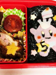 誕生日のお弁当☆カービィ-レシピのメイン写真