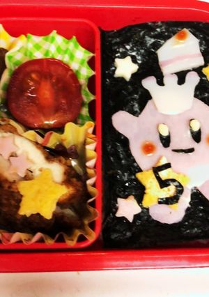 誕生日のお弁当☆カービィ-レシピのメイン写真