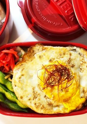 のっけ弁当(焼きそば目玉焼きのせ)-レシピのメイン写真