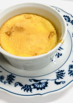 簡単!カップでチーズスフレケーキ-レシピのメイン写真