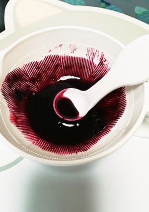 離乳食中期～　ブルーベリーのジャム風-レシピのメイン写真