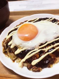 【オートミールでヘルシーふわっ】お好み焼-レシピのメイン写真