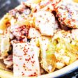 豚バラキャベツの卵とじ丼