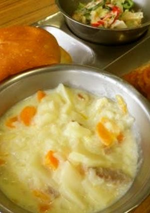 ゲルシュテンズッペ　河内長野市学校給食-レシピのメイン写真