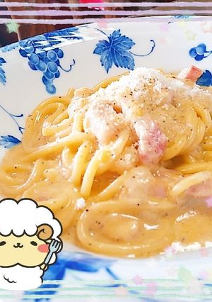 生クリームのカルボナーラ-レシピのメイン写真