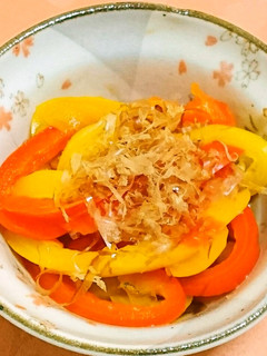 おいしく減塩 パプリカのお浸し-レシピのメイン写真
