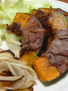 肉巻きかぼちゃ-レシピのメイン写真