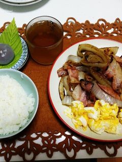 新玉ねぎとベーコンのシンプル炒めもの-レシピのメイン写真