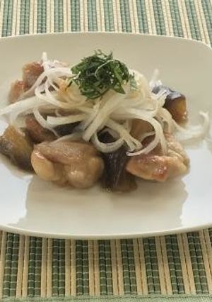 なすと鶏肉のさっぱり煮（透析食）-レシピのメイン写真