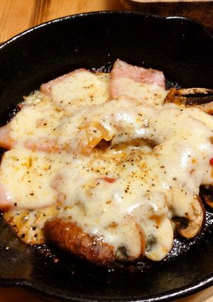 ベーコンとマッシュルームのチーズ焼き-レシピのメイン写真