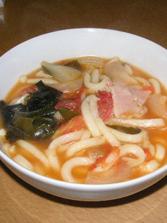 洋風☆トマトうどん-レシピのメイン写真