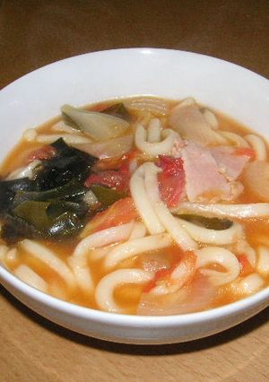 洋風☆トマトうどん-レシピのメイン写真