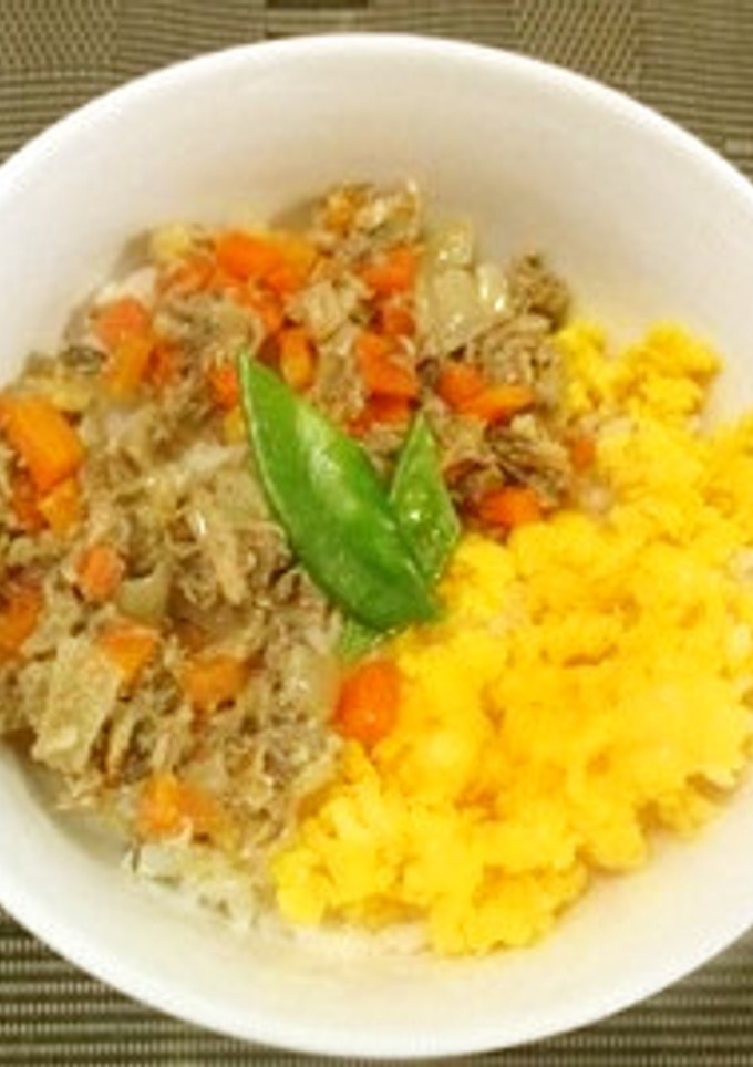 おいしく減塩　さばそぼろ丼-レシピのメイン写真
