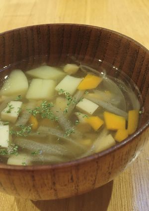 野菜たっぷりコンソメスープ-レシピのメイン写真