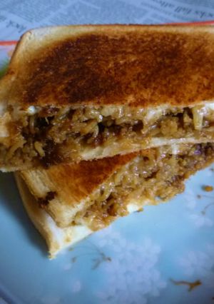 塩焼きそばのホットサンド-レシピのメイン写真