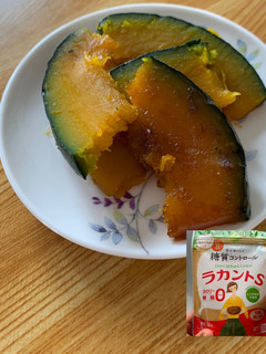 ラカントの甘さ◎美味しいかぼちゃの煮付け-レシピのメイン写真