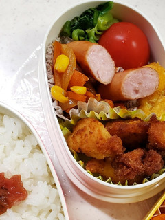 女子高生のお弁当(初日)-レシピのメイン写真