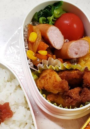 女子高生のお弁当(初日)-レシピのメイン写真