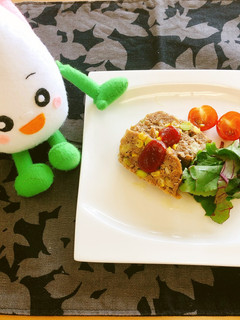 とうもろこしと枝豆のミートローフ-レシピのメイン写真