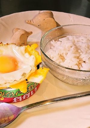 とりそぼろとバジルの缶詰めでガパオライス-レシピのメイン写真