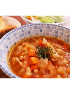 とろーりチーズの絶品ミネストローネ-レシピのメイン写真