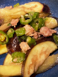 日光唐辛子となすと空芯菜の味噌炒め-レシピのメイン写真
