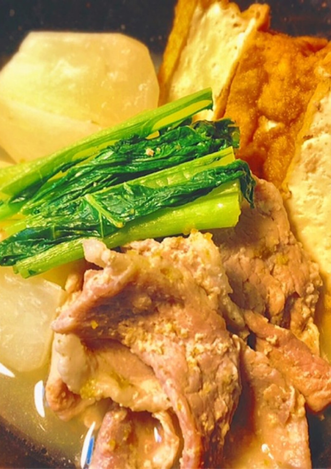 簡単＊大人の味！豚肉と厚揚げの柚子胡椒煮-レシピのメイン写真