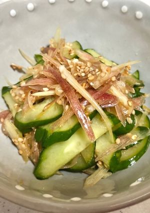 みょうがときゅうりのラー油和え-レシピのメイン写真