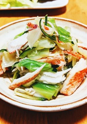 キャベツとカニカマのレモン和え-レシピのメイン写真