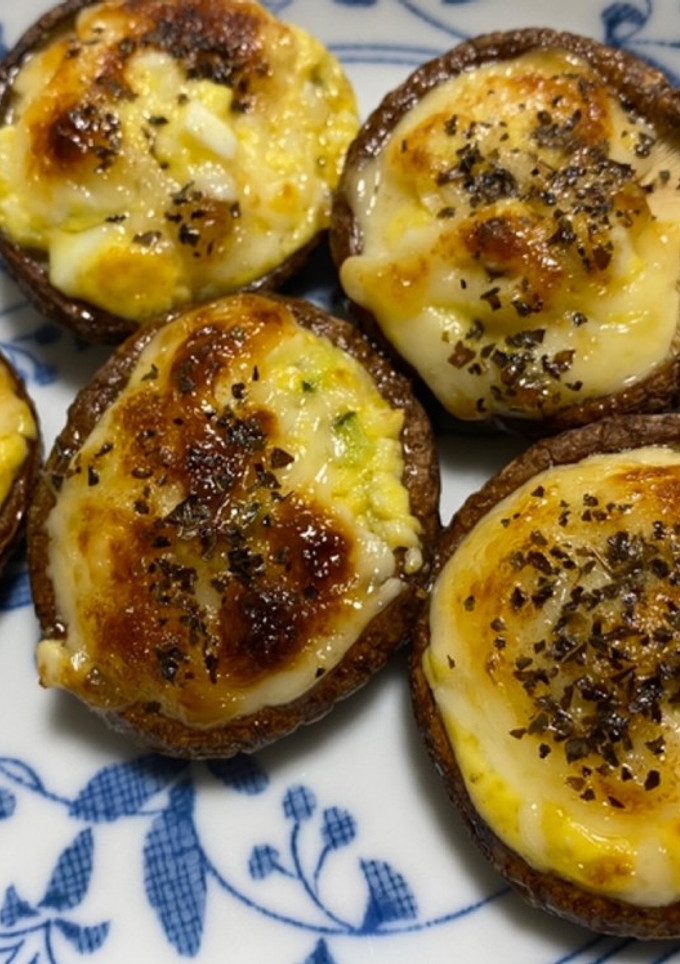 超簡単　椎茸のマヨネーズ焼き-レシピのメイン写真