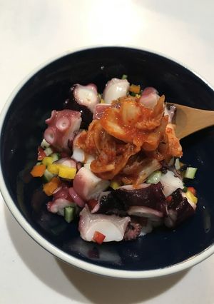 ☆サッと一品☆〜たこキューのキムチ和え〜-レシピのメイン写真