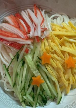 七夕そうめん-レシピのメイン写真