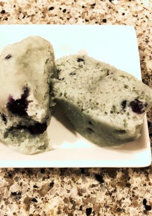 ブルーベリーヨーグルト蒸しパン-レシピのメイン写真