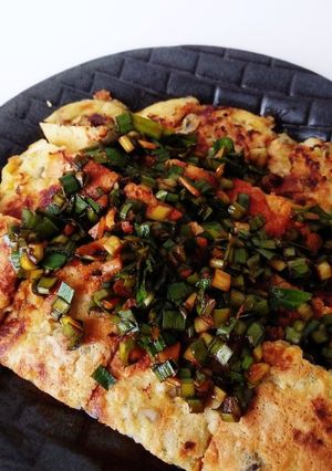 大豆粉とオートミールチヂミ-レシピのメイン写真