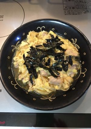 だし汁の効いたふわふわ玉子の親子煮-レシピのメイン写真
