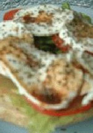 ++Bagle Sandwich カプレーゼ風++-レシピのメイン写真