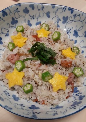 簡単♡梅チャーハン♡-レシピのメイン写真