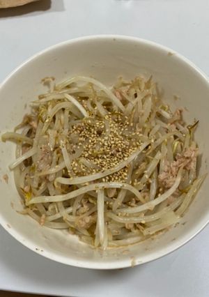 夜食にも◎レンジで簡単 ツナもやし-レシピのメイン写真