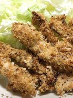 簡単揚げ焼き ささみの粒マスタードフライ-レシピのメイン写真