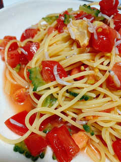 トマトの冷製パスタ-レシピのメイン写真