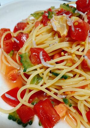 トマトの冷製パスタ-レシピのメイン写真
