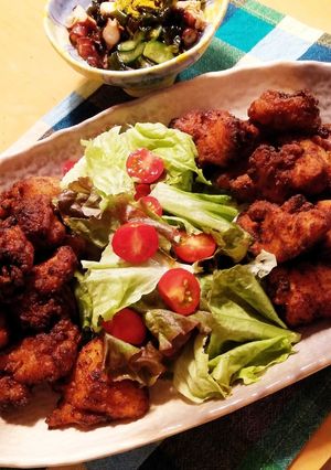 塩麹&醤油麹で作った唐揚げ2種-レシピのメイン写真