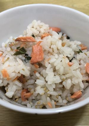 鮭と大葉の混ぜご飯-レシピのメイン写真