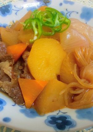 牛すじの一口肉じゃが-レシピのメイン写真