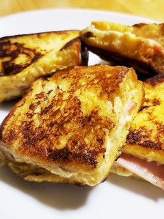 フレンチトースト(ハムチーズ)-レシピのメイン写真