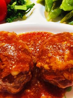 簡単煮込みハンバーグふわふわ-レシピのメイン写真