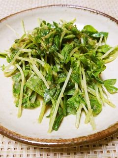 簡単♫豆苗のごまマヨ和え-レシピのメイン写真