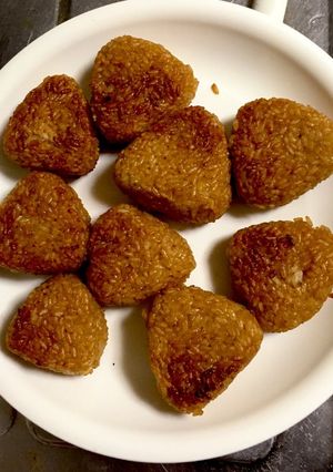 深夜の 焼きおにぎり-レシピのメイン写真