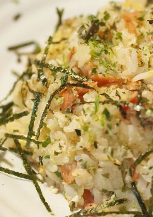 マスカルポーネ＆玉子の鮭炒飯しょう油風味-レシピのメイン写真
